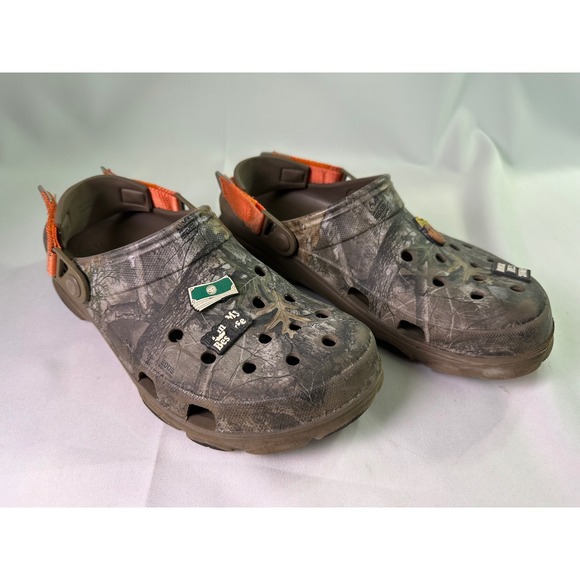 CROCS Other - Crocs Classic All-Terrain Realtree Edge Camo Clogs Walnut Brown Men 10 Women 12